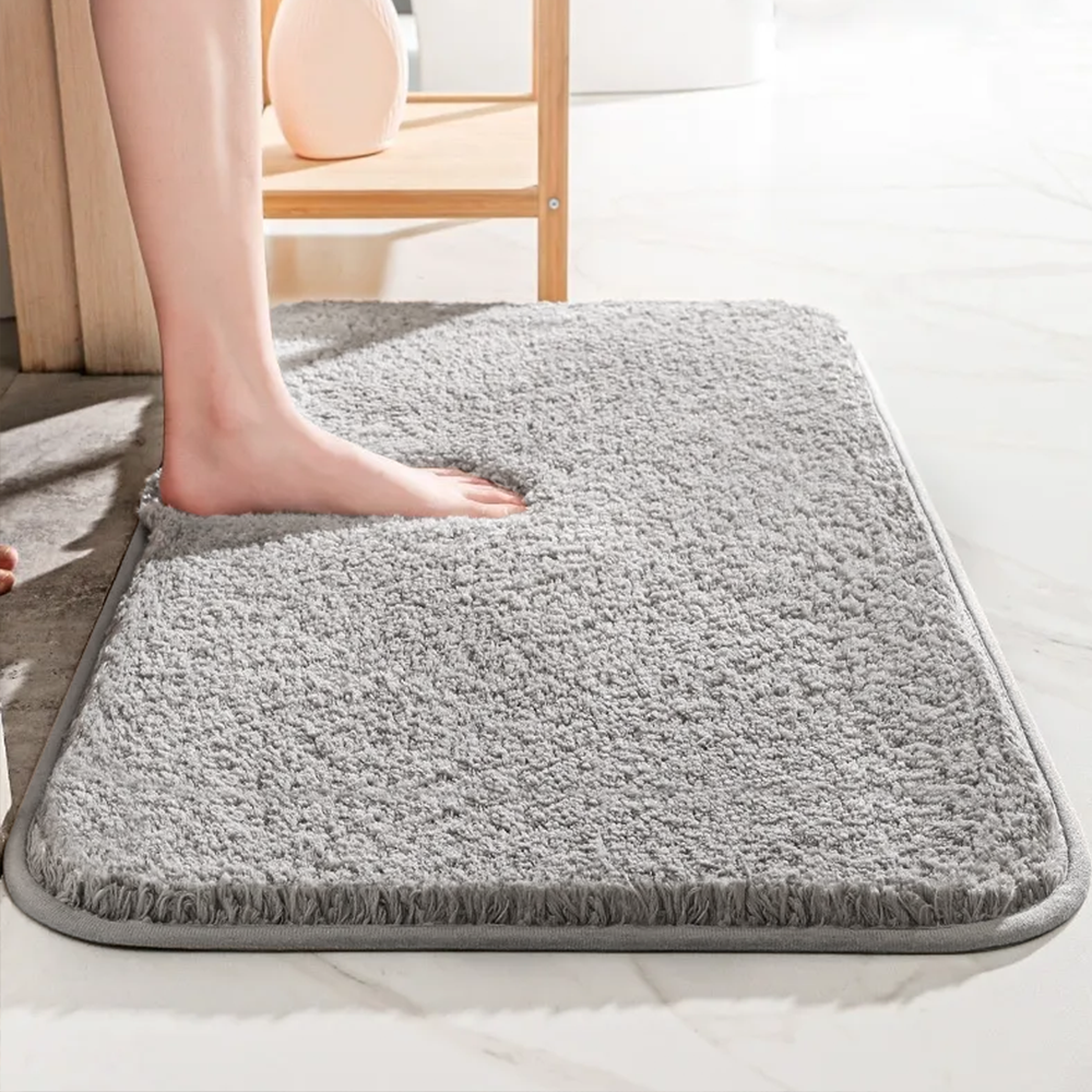 SoftStep Luxe Badematte – Extra dicke Mikrofaser-Matte mit rutschfester und hoher Absorption