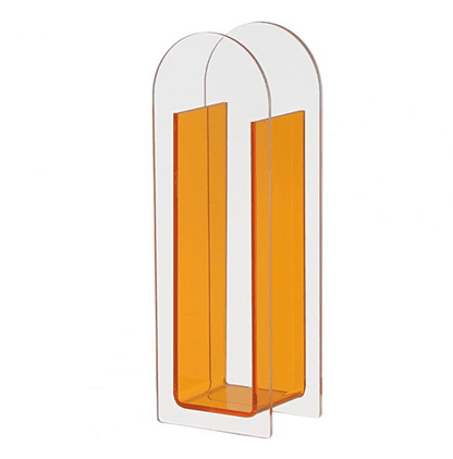 Transparenter Acrylblumenvasen