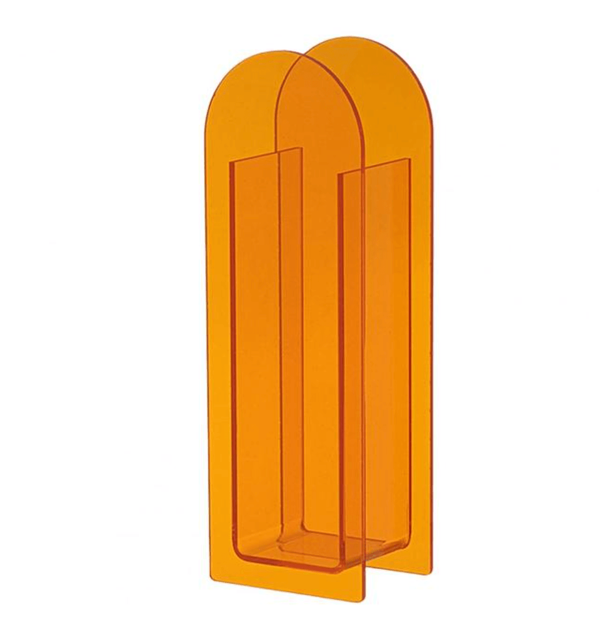 Transparenter Acrylblumenvasen