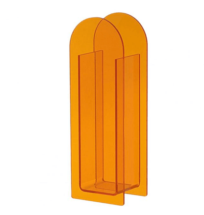Transparenter Acrylblumenvasen