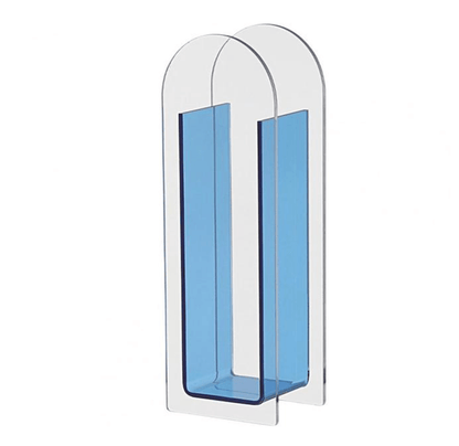 Transparenter Acrylblumenvasen