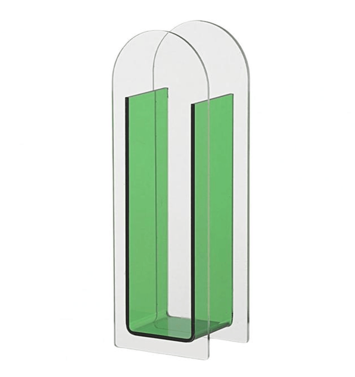 Transparenter Acrylblumenvasen